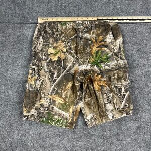 George Realtree Camo Cargo Shorts Mens Size 32 Hunting Outdoor Camouflage
